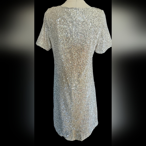 💝NWT 7 for All Mankind Sequin Mini Dress - Picture 3 of 9